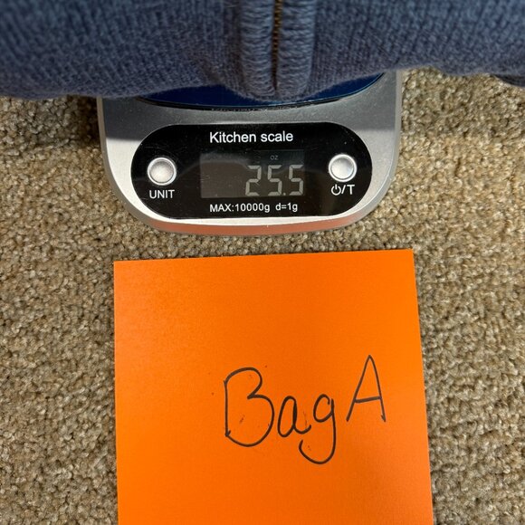 Eddie Bauer Seattle Sweater Mens TL Navy Blue Knit Cotton Mock Neck Quarter-Zip - Picture 12 of 12